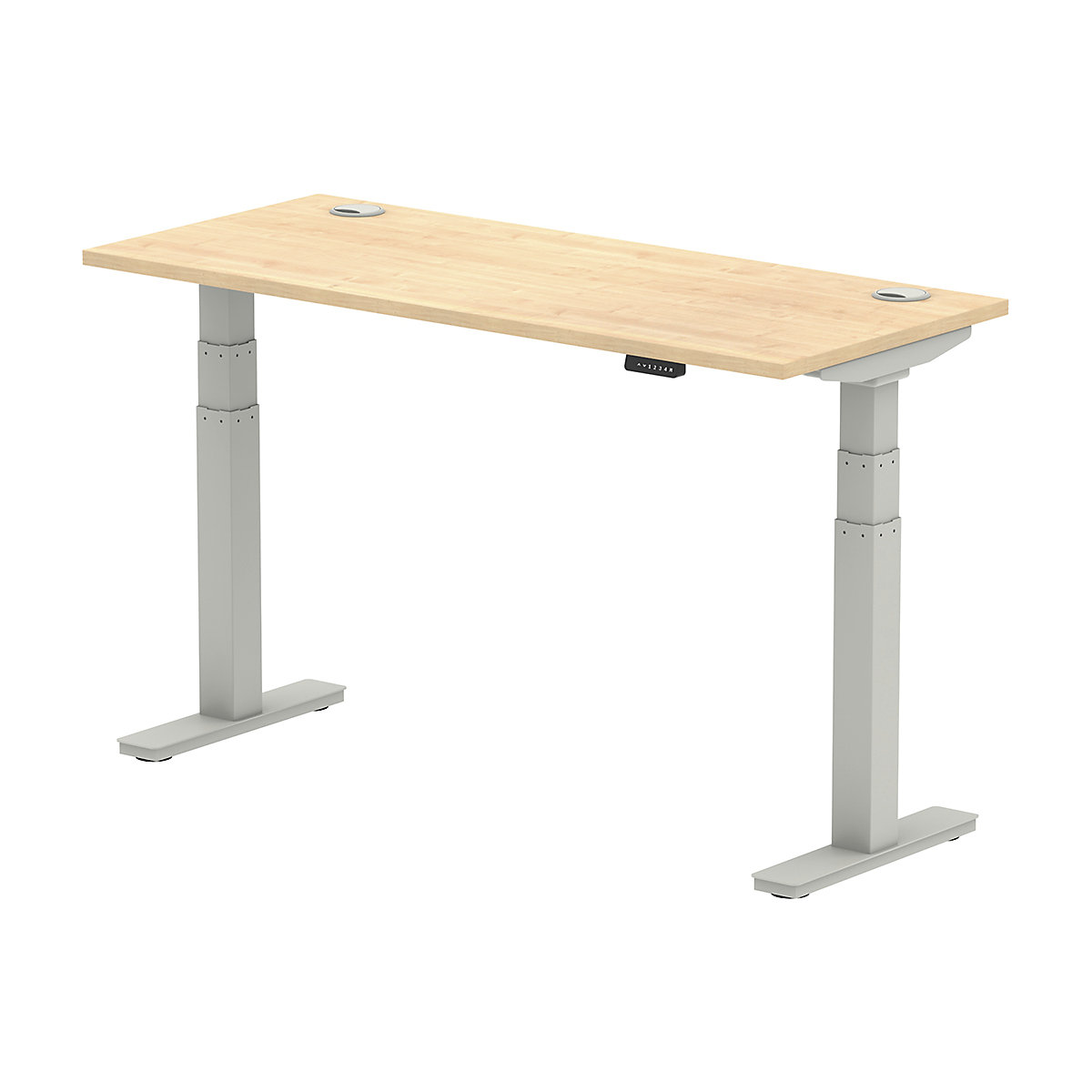 Air Electric Height Adjustable Sit Stand Office Desks 1400mm Wide