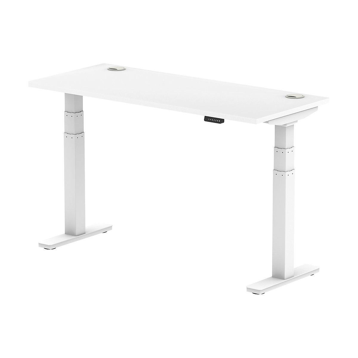 Air Electric Height Adjustable Sit Stand Office Desks 1400mm Wide