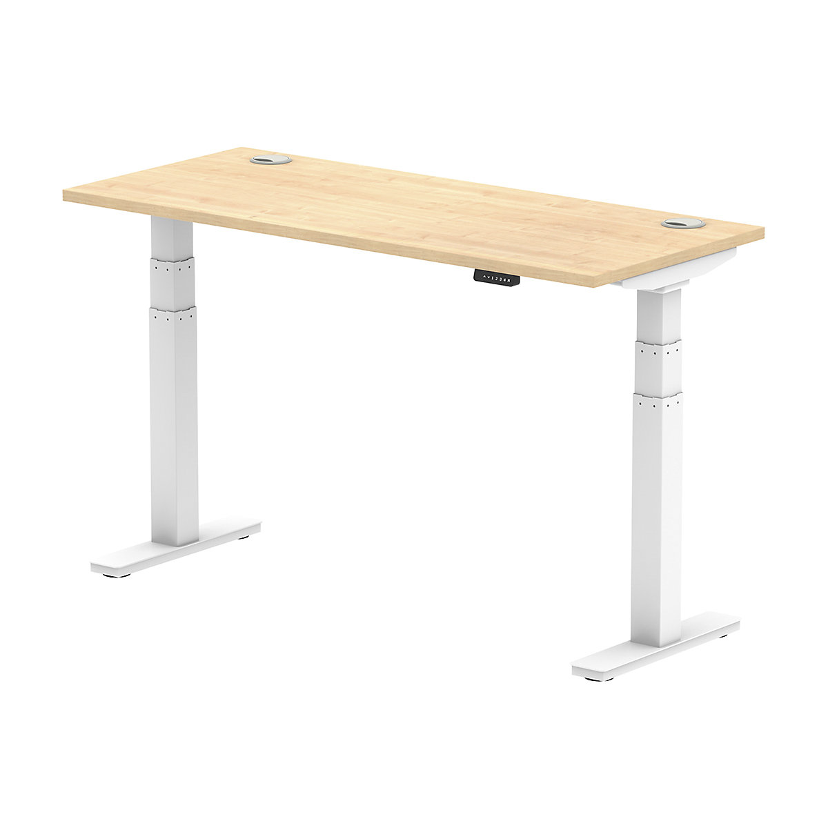 Air Electric Height Adjustable Sit Stand Office Desks 1400mm Wide