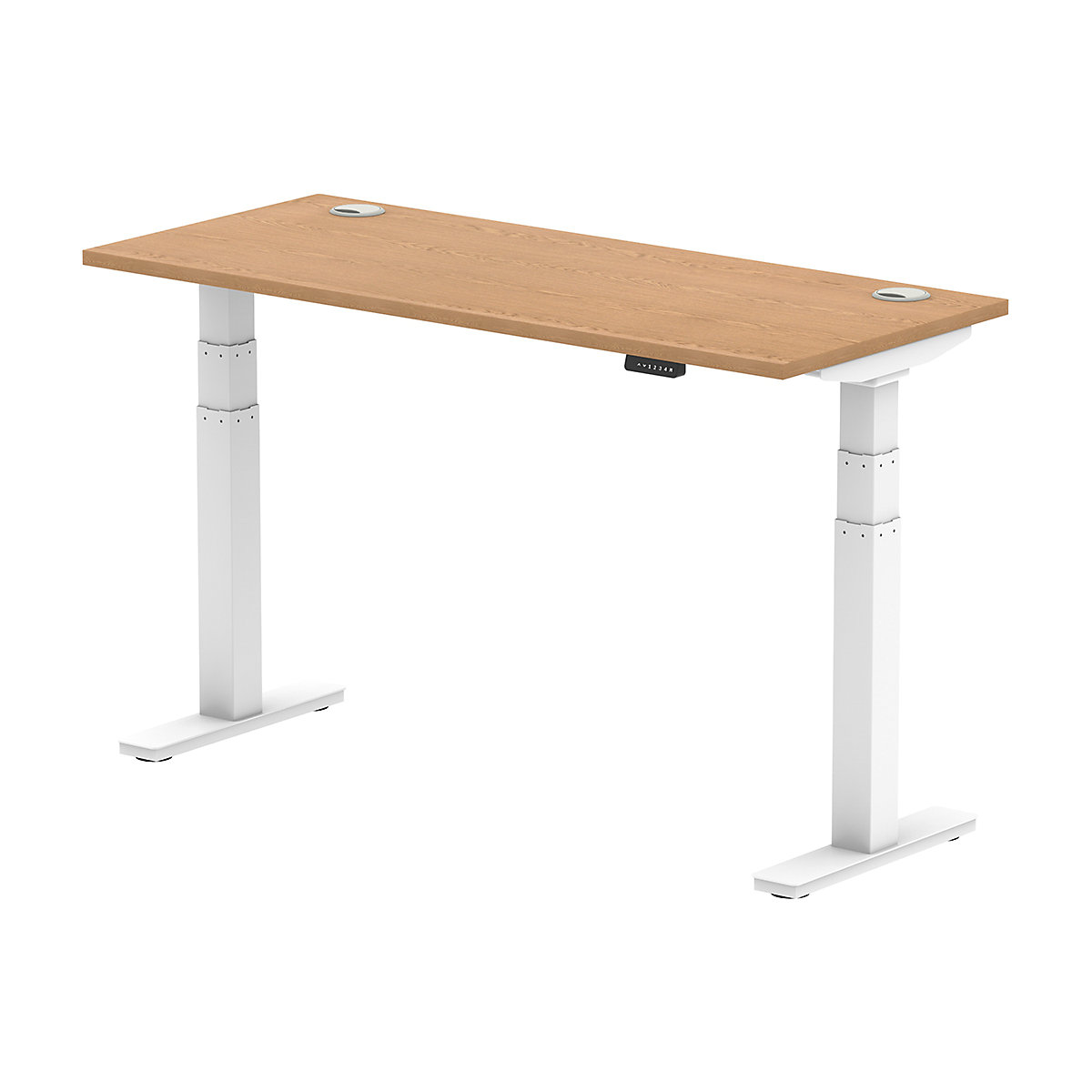 Air Electric Height Adjustable Sit Stand Office Desks 1400mm Wide