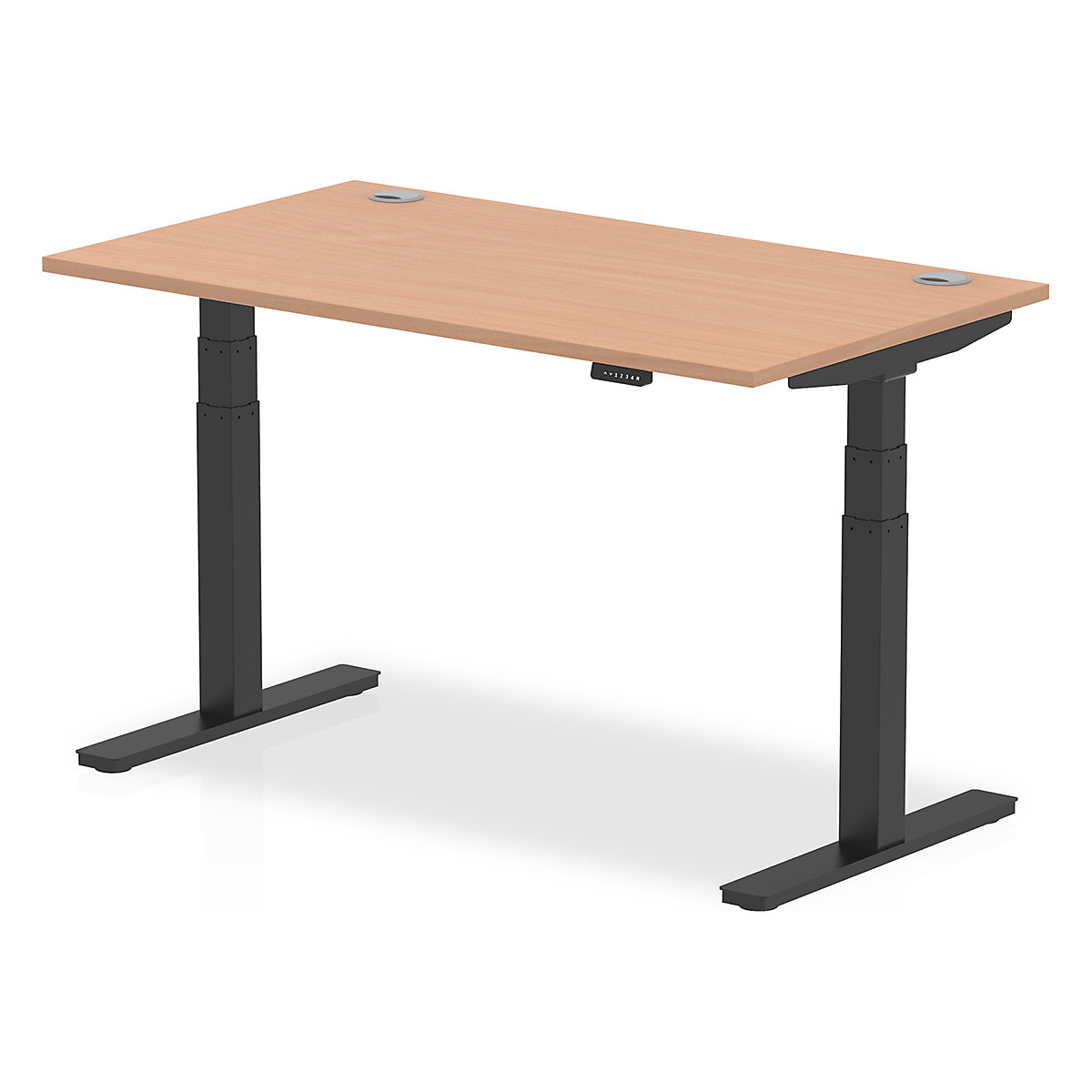 Air Electric Height Adjustable Sit Stand Office Desks 1400mm Wide