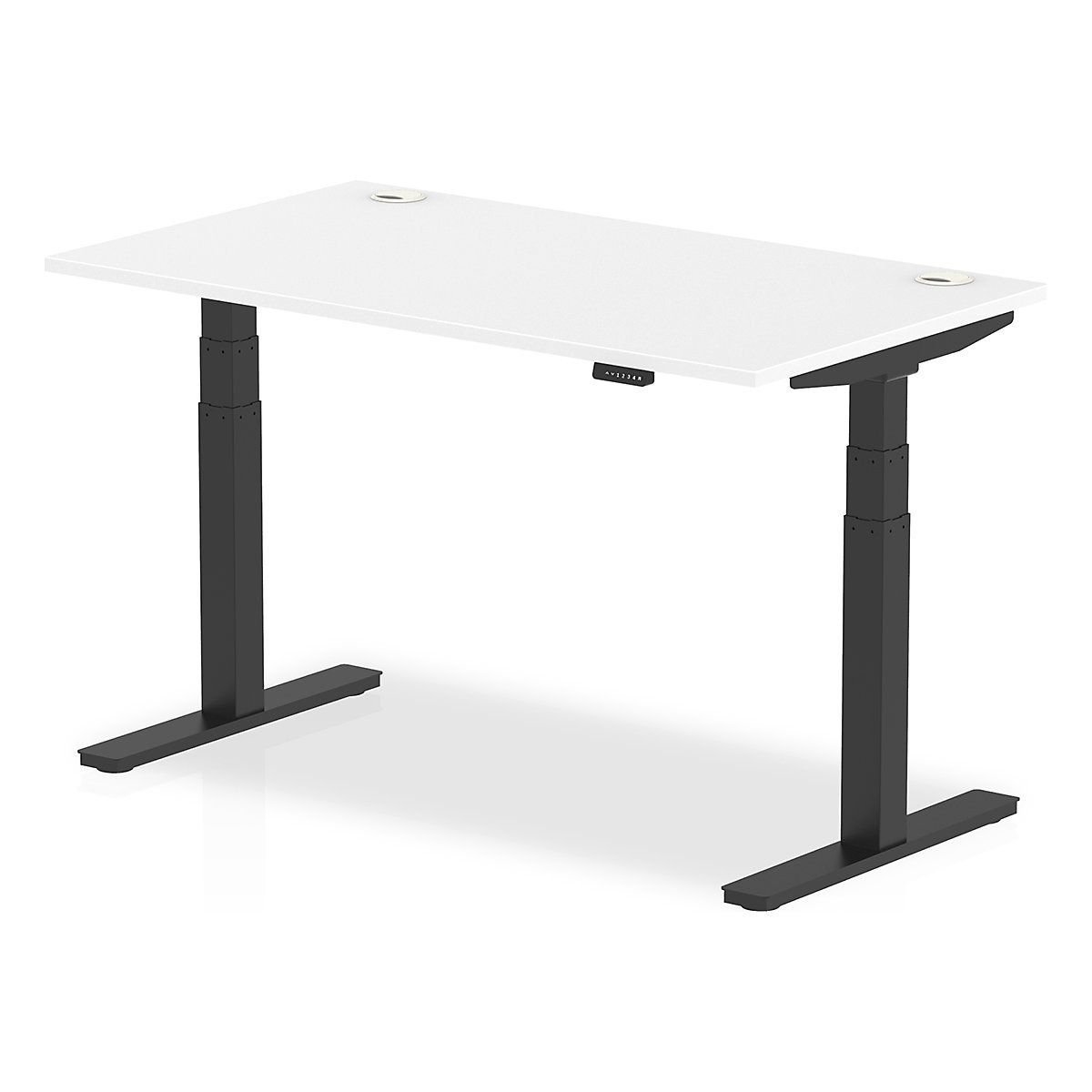 Air Electric Height Adjustable Sit Stand Office Desks 1400mm Wide