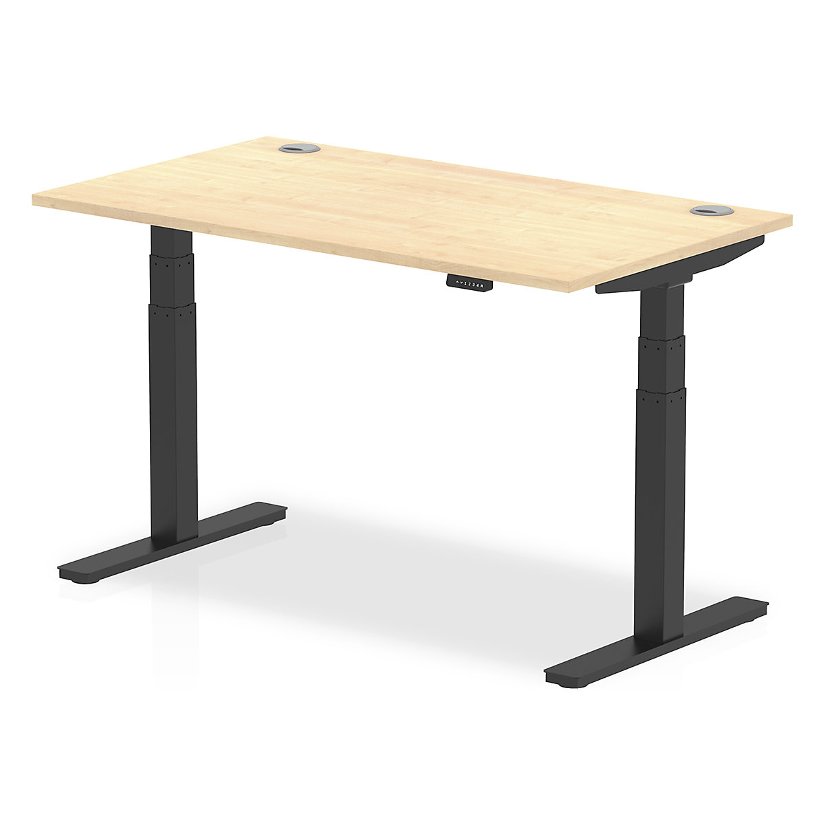 Air Electric Height Adjustable Sit Stand Office Desks 1400mm Wide