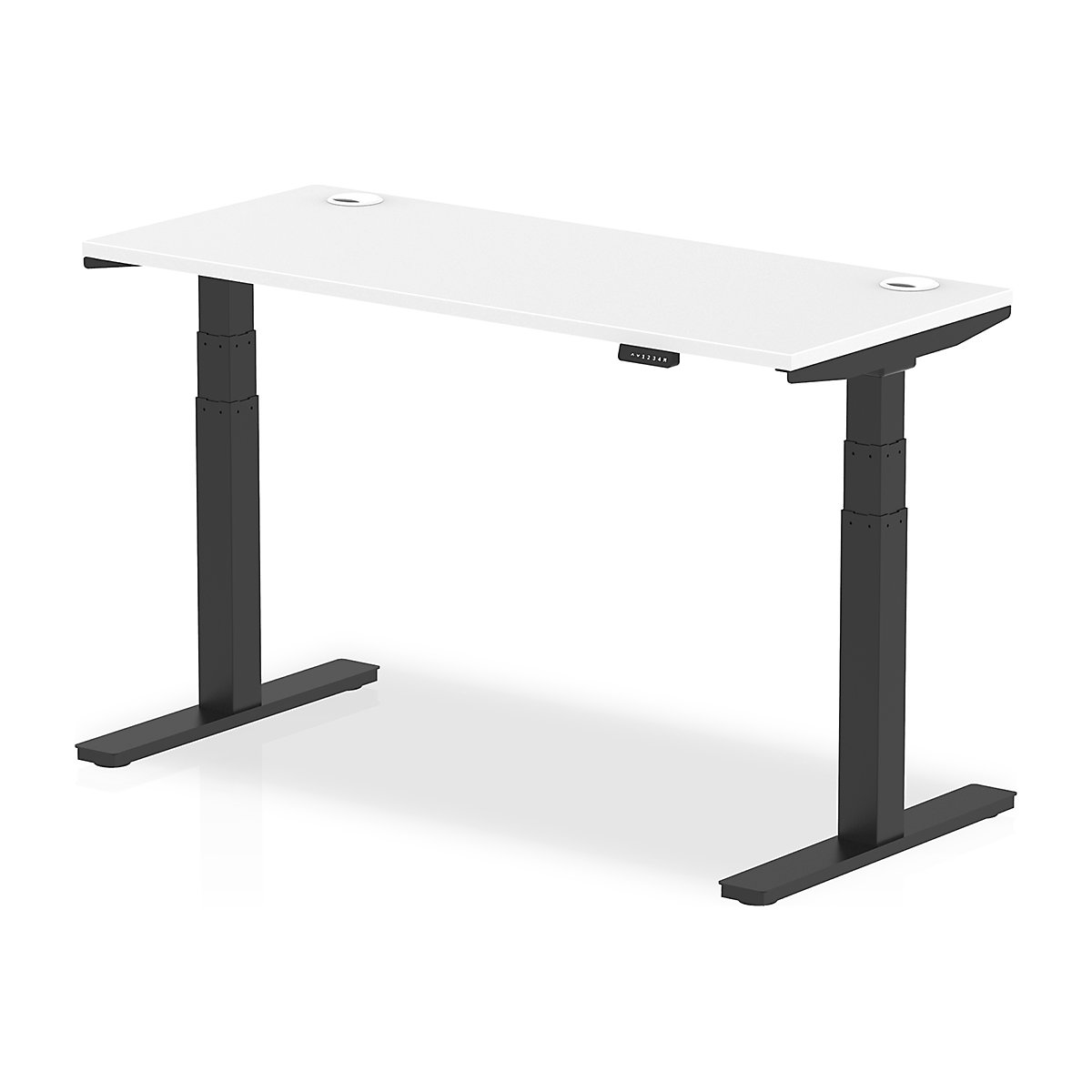 Air Electric Height Adjustable Sit Stand Office Desks 1400mm Wide