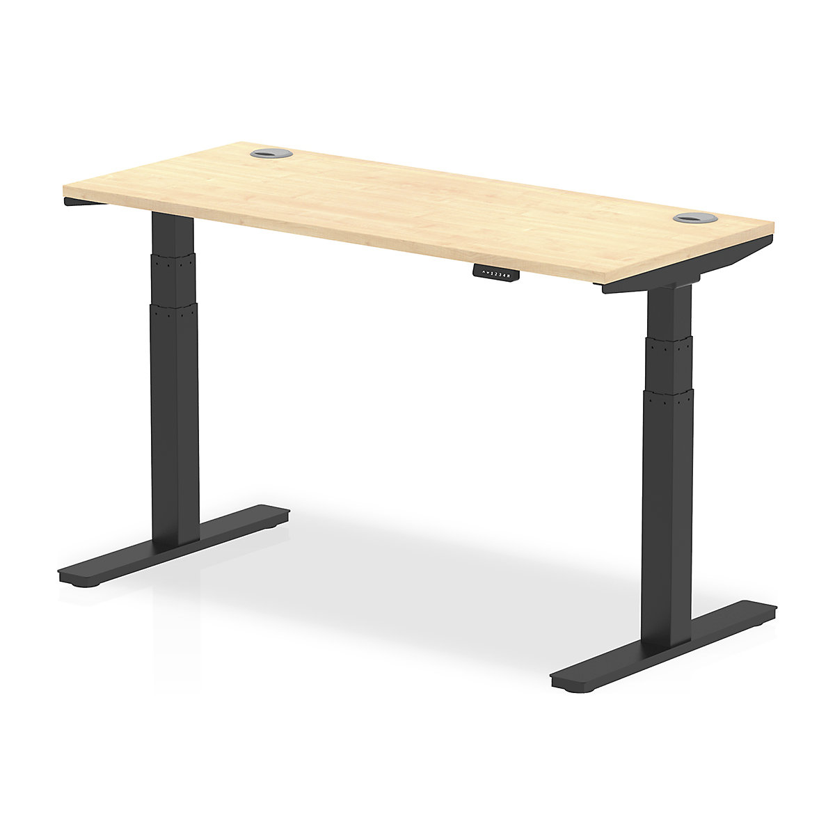 Air Electric Height Adjustable Sit Stand Office Desks 1400mm Wide