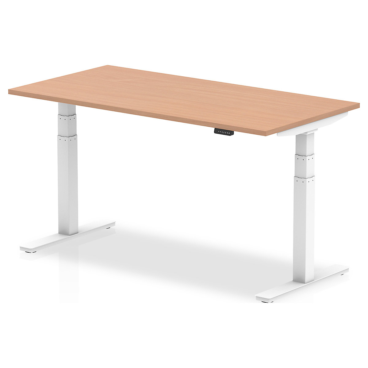 Air Electric Height Adjustable Sit Stand Office Desks 1600mm Wide