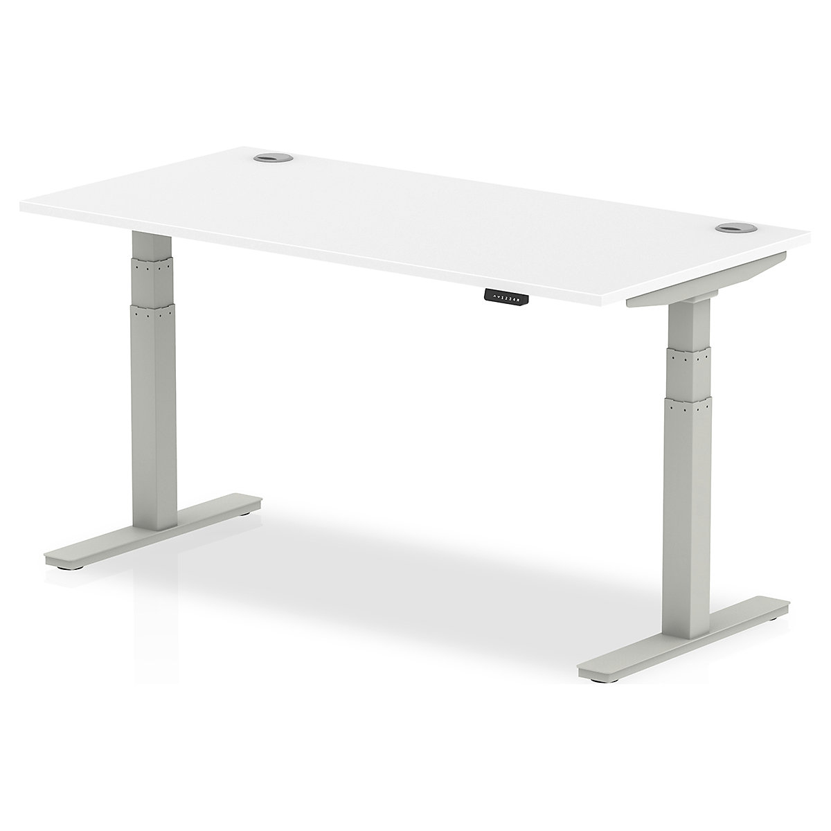 Air Electric Height Adjustable Sit Stand Office Desks 1600mm Wide