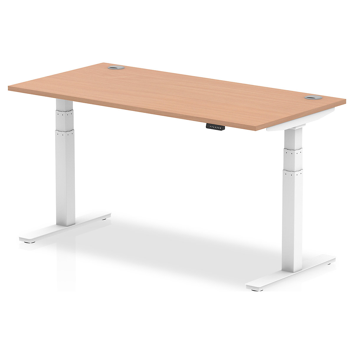 Air Electric Height Adjustable Sit Stand Office Desks 1600mm Wide