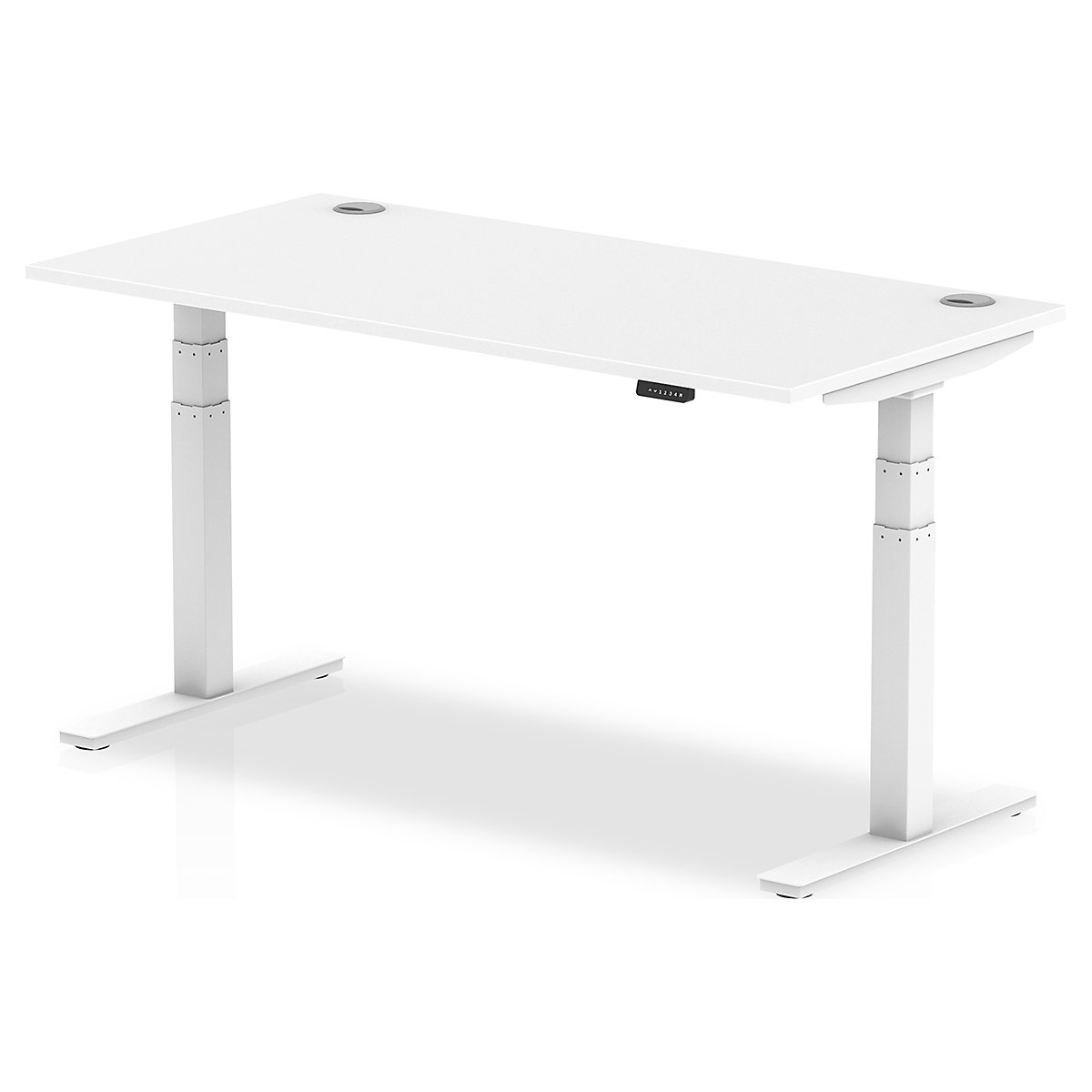 Air Electric Height Adjustable Sit Stand Office Desks 1600mm Wide