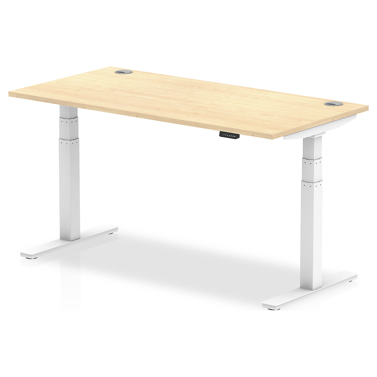 Air Electric Height Adjustable Sit Stand Office Desks 1600mm Wide