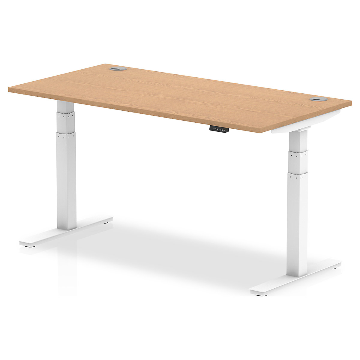 Air Electric Height Adjustable Sit Stand Office Desks 1600mm Wide