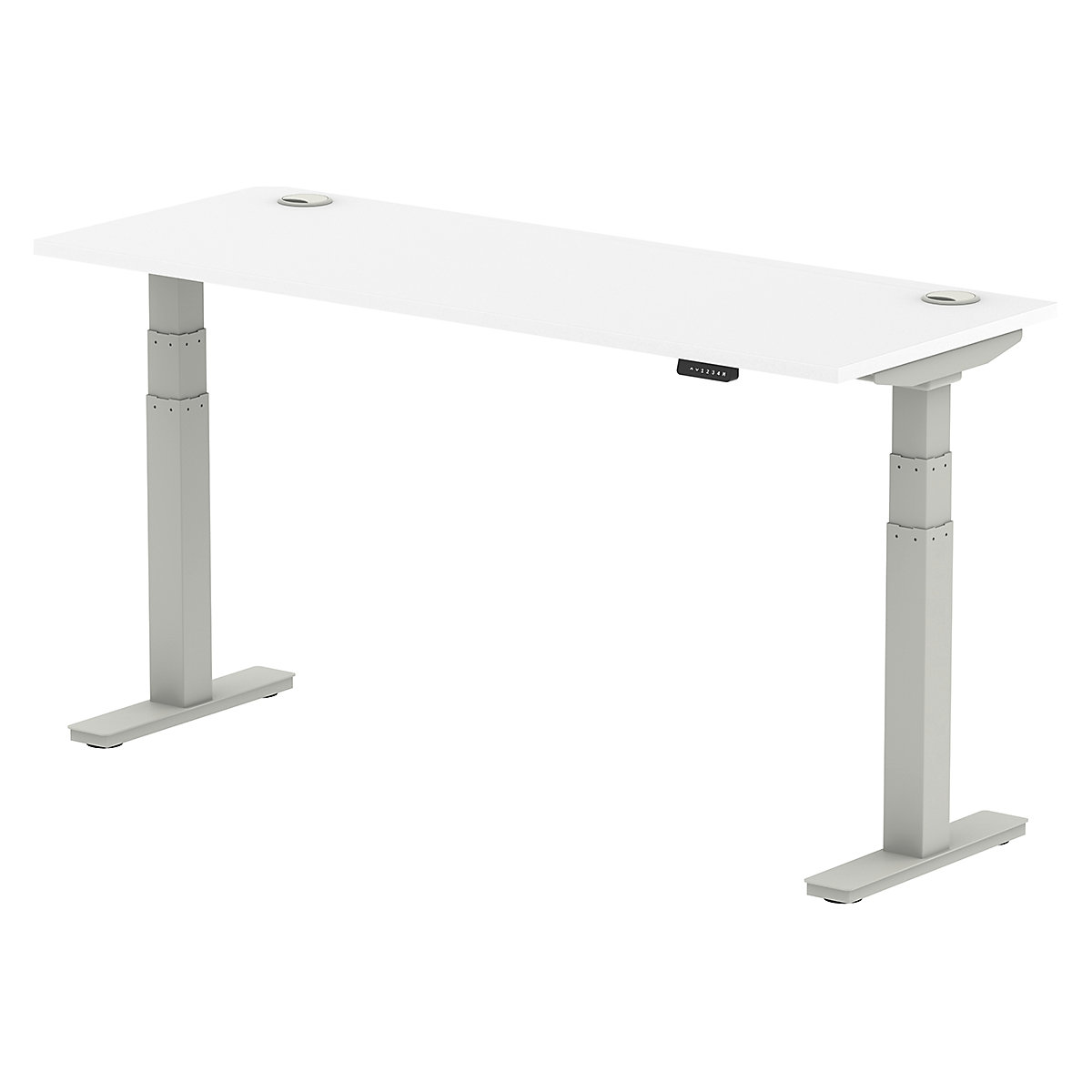 Air Electric Height Adjustable Sit Stand Office Desks 1600mm Wide