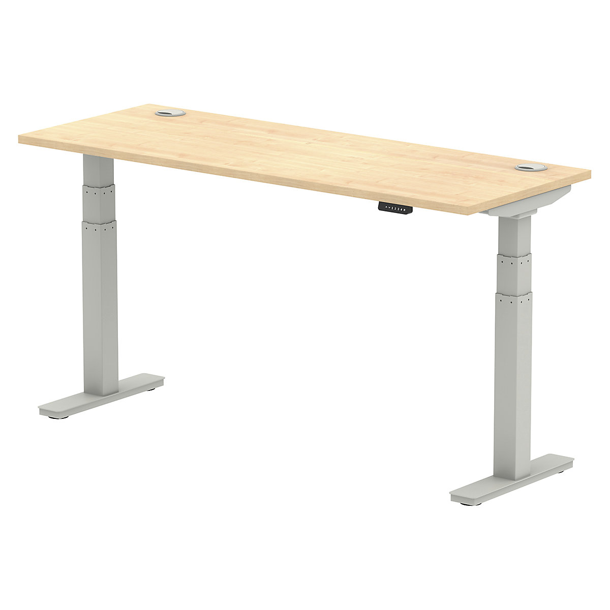 Air Electric Height Adjustable Sit Stand Office Desks 1600mm Wide