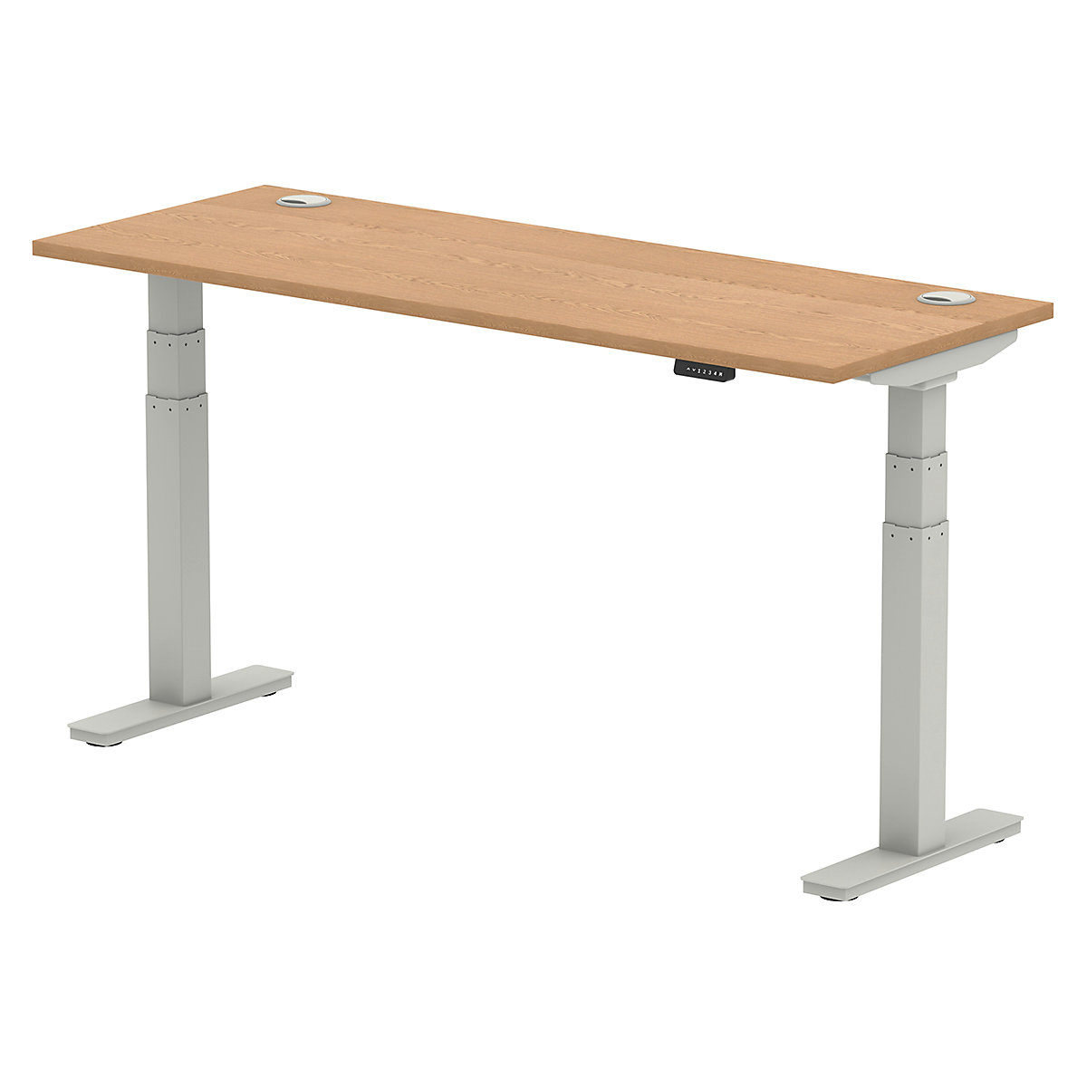 Air Electric Height Adjustable Sit Stand Office Desks 1600mm Wide