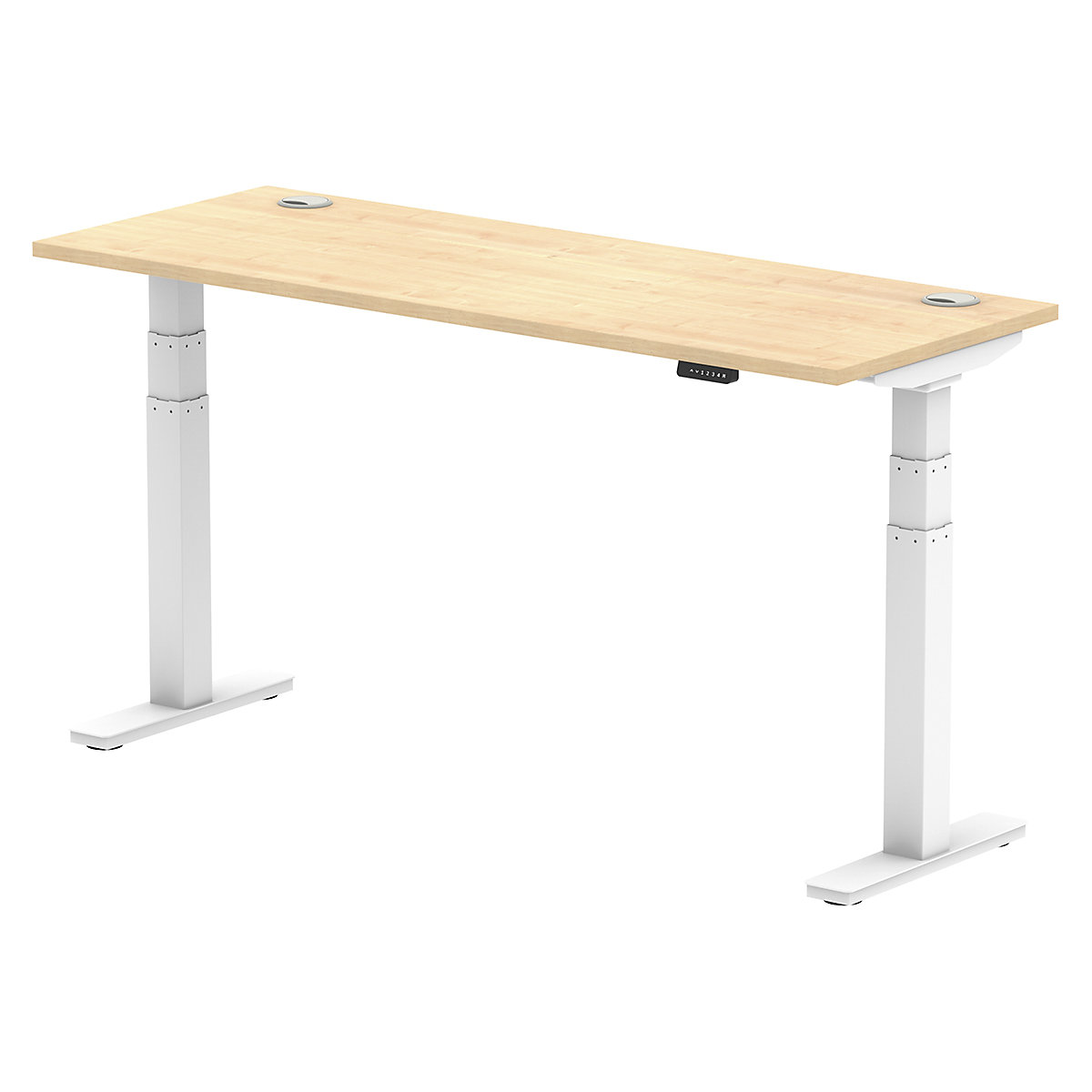 Air Electric Height Adjustable Sit Stand Office Desks 1600mm Wide