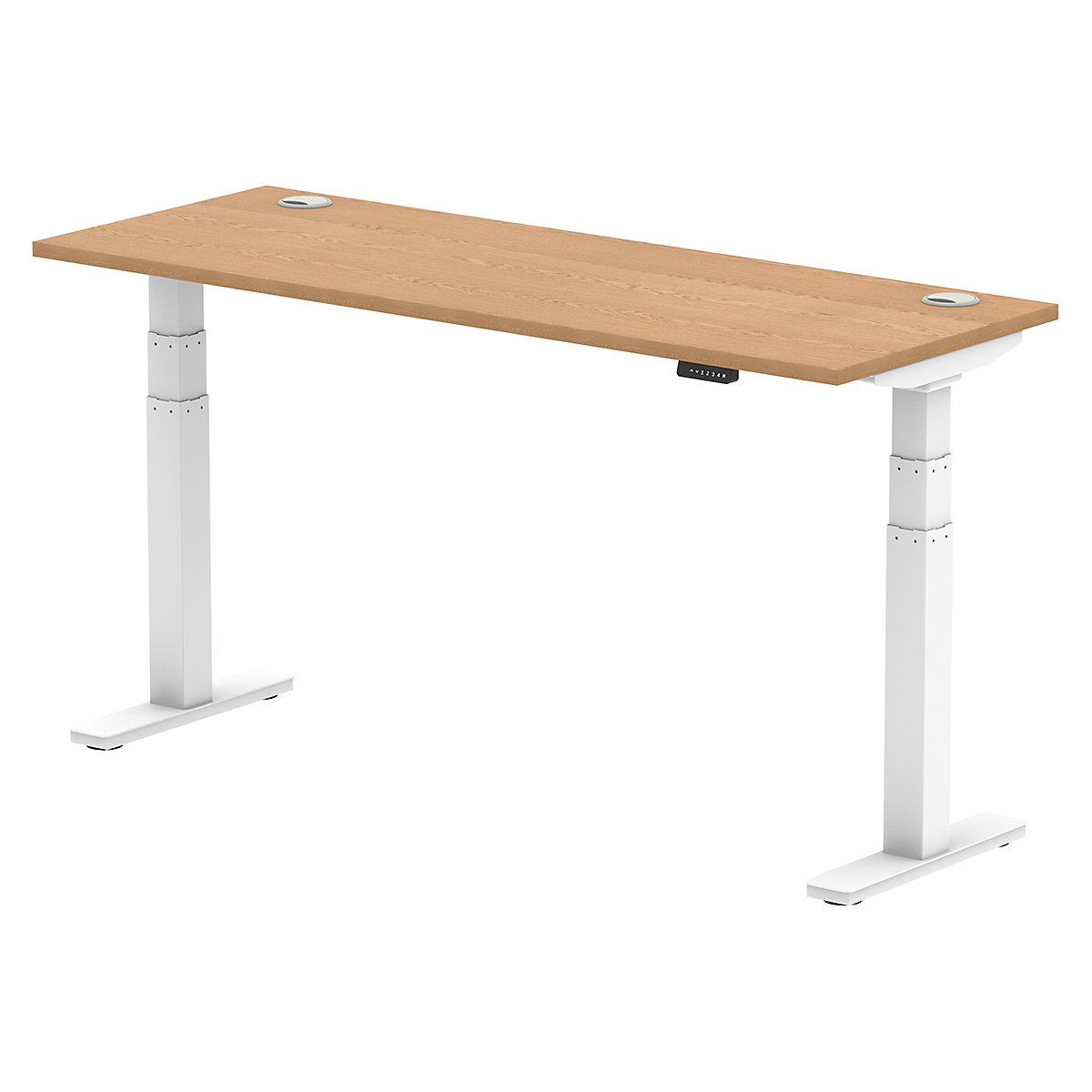 Air Electric Height Adjustable Sit Stand Office Desks 1600mm Wide