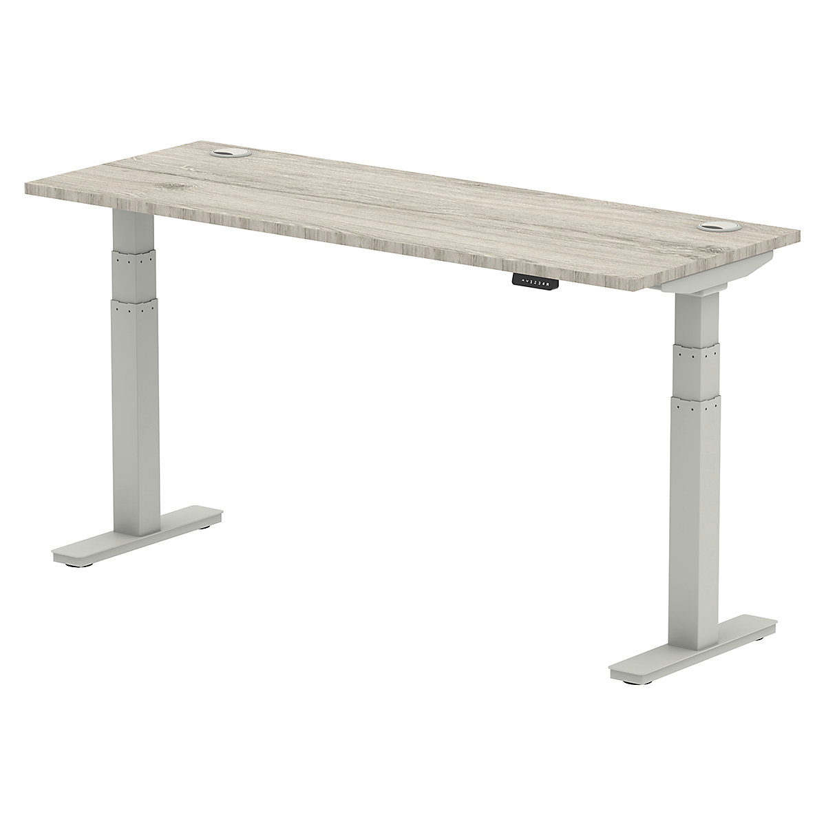 Air Electric Height Adjustable Sit Stand Office Desks 1600mm Wide