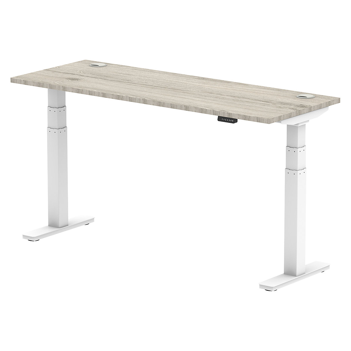 Air Electric Height Adjustable Sit Stand Office Desks 1600mm Wide