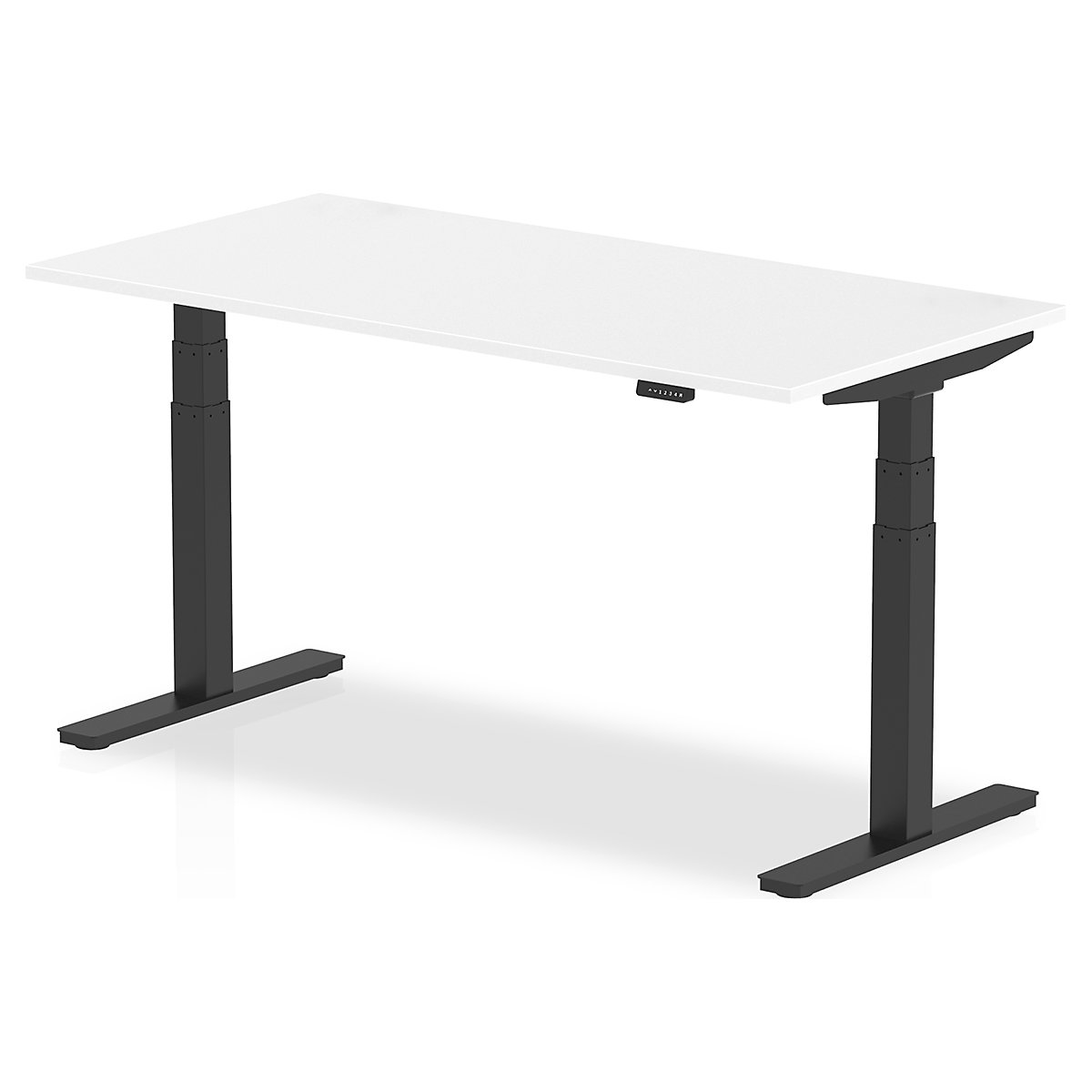 Air Electric Height Adjustable Sit Stand Office Desks 1600mm Wide
