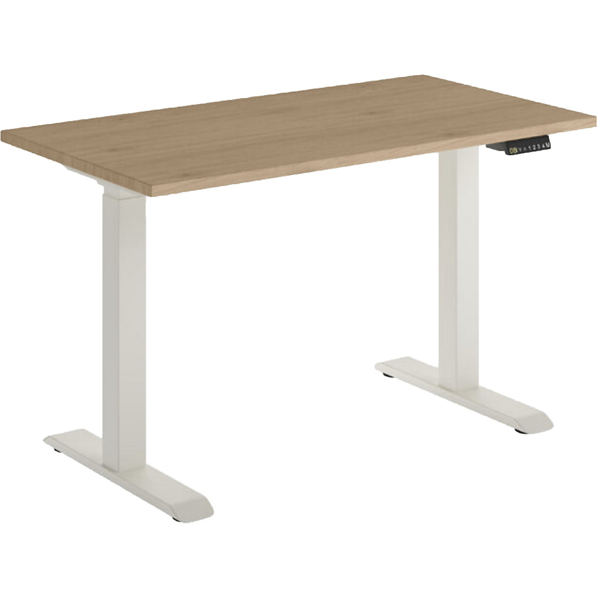 Bisley Square Frame Height Adjustable Sit-Stand Duo Office Desk