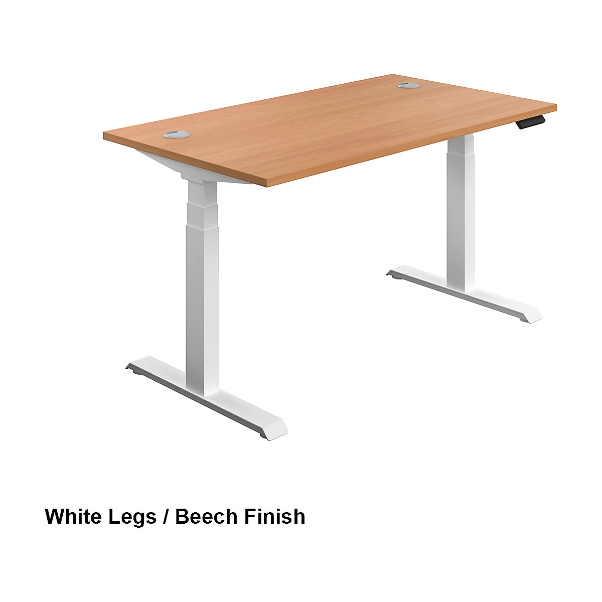 Classic Electric Height Adjustable Sit Stand Office Desk (Product illustration 3)-2