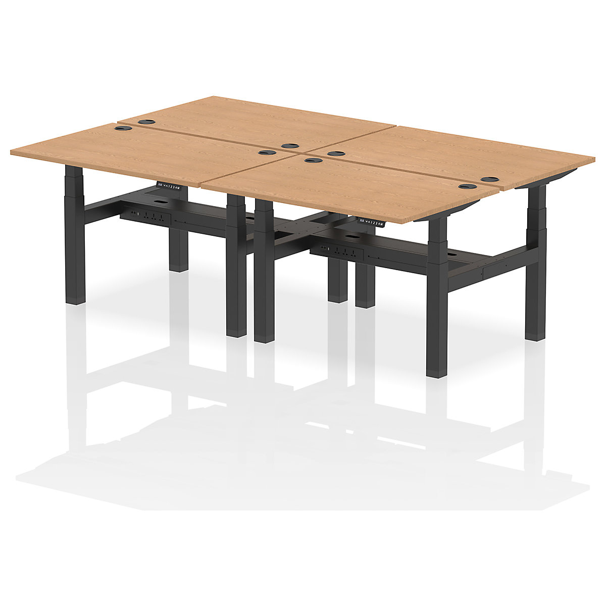 Air Back to Back Standing Desks With USB Ports