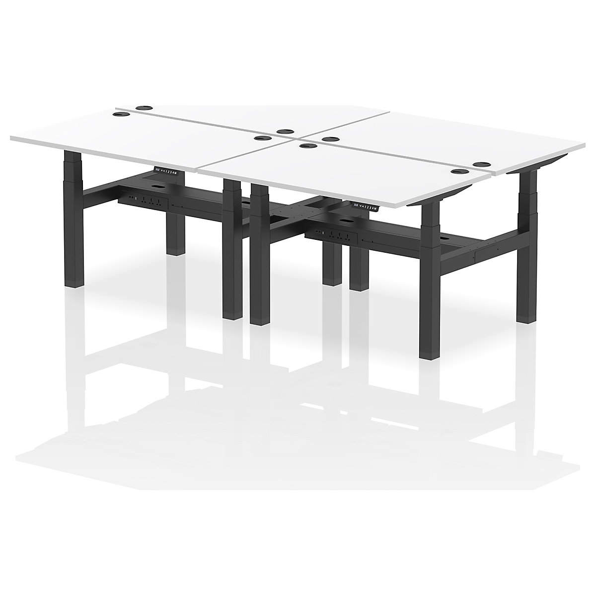 Air Back to Back Standing Desks With USB Ports
