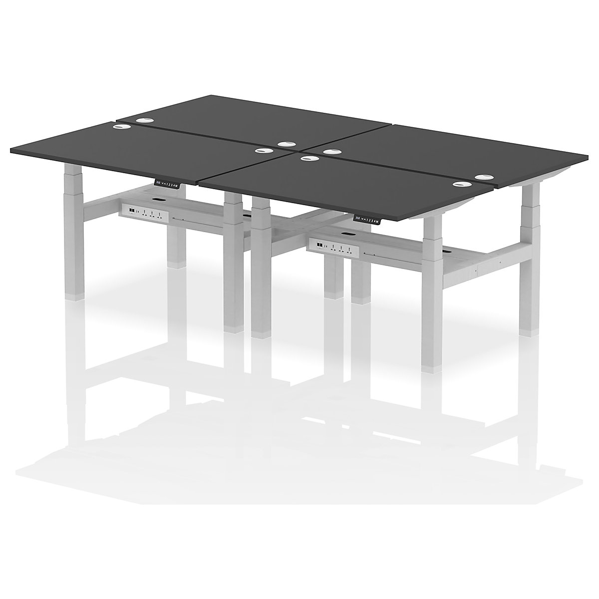 Air Back to Back Standing Desks With USB Ports