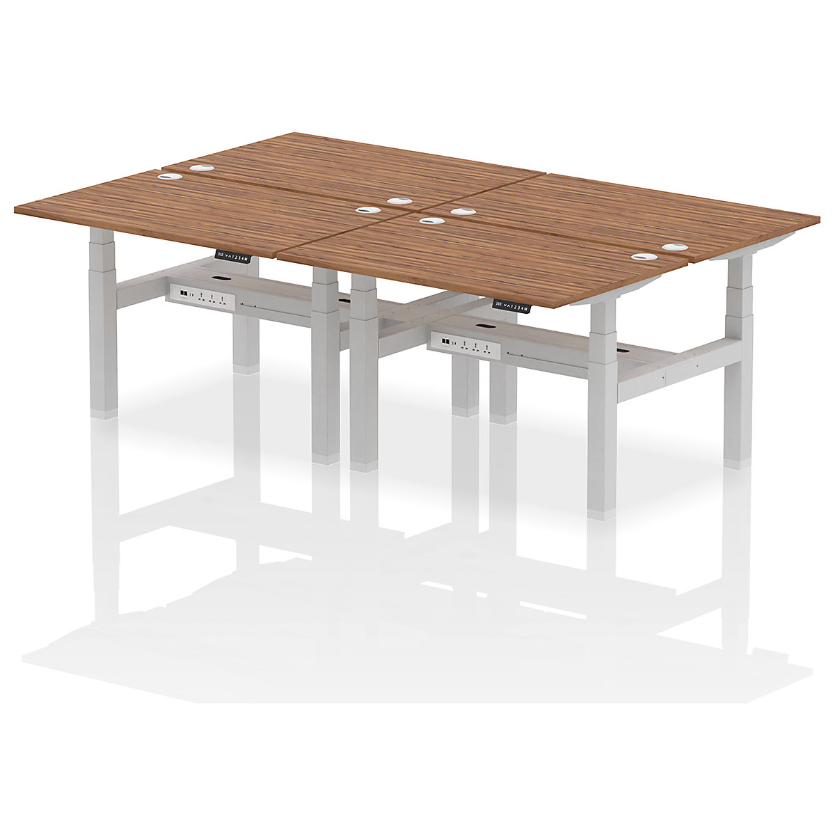 Air Back to Back Standing Desks With USB Ports