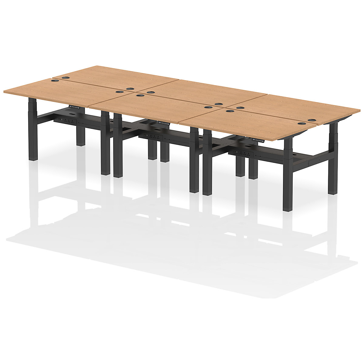 Air Back to Back Standing Desks With USB Ports