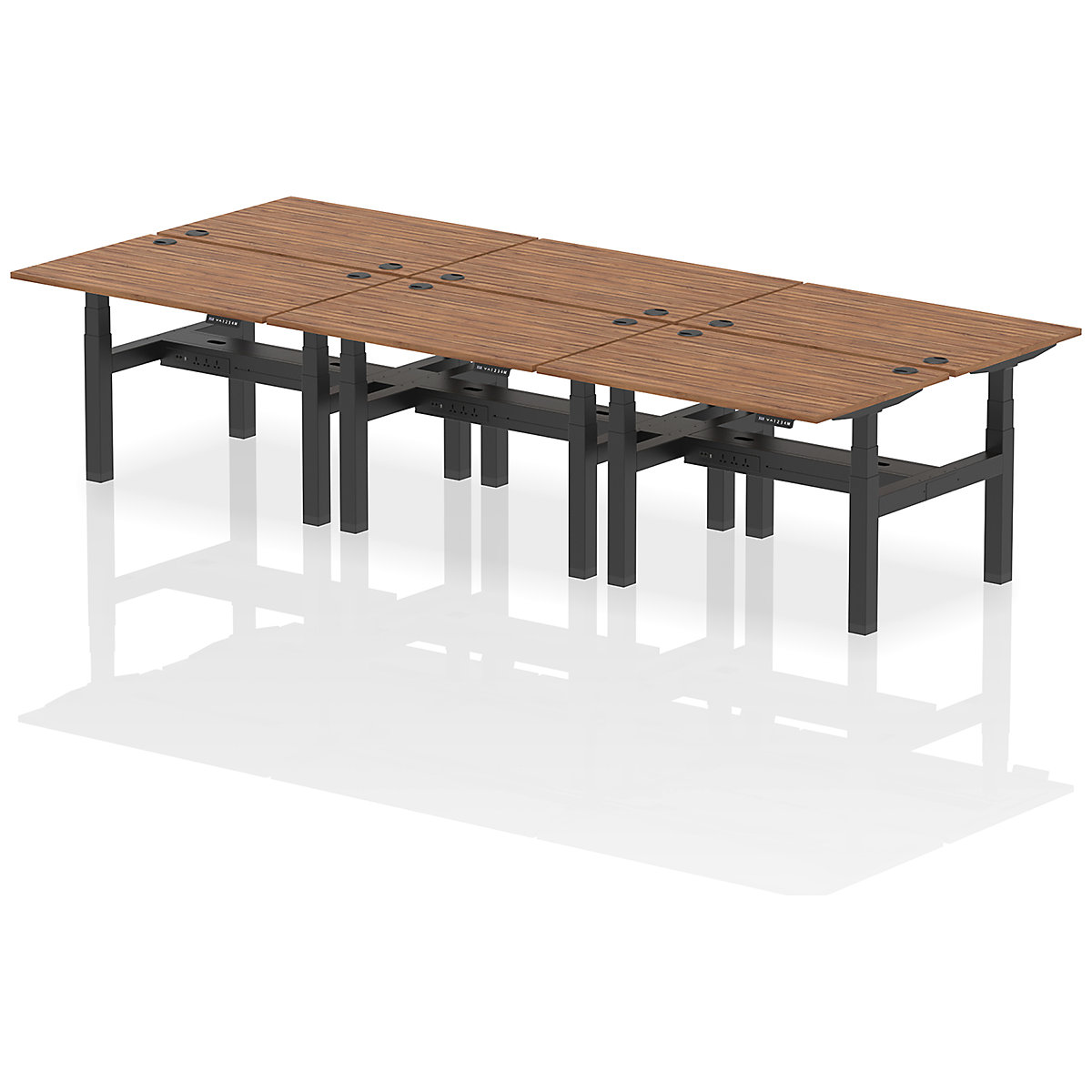 Air Back to Back Standing Desks With USB Ports