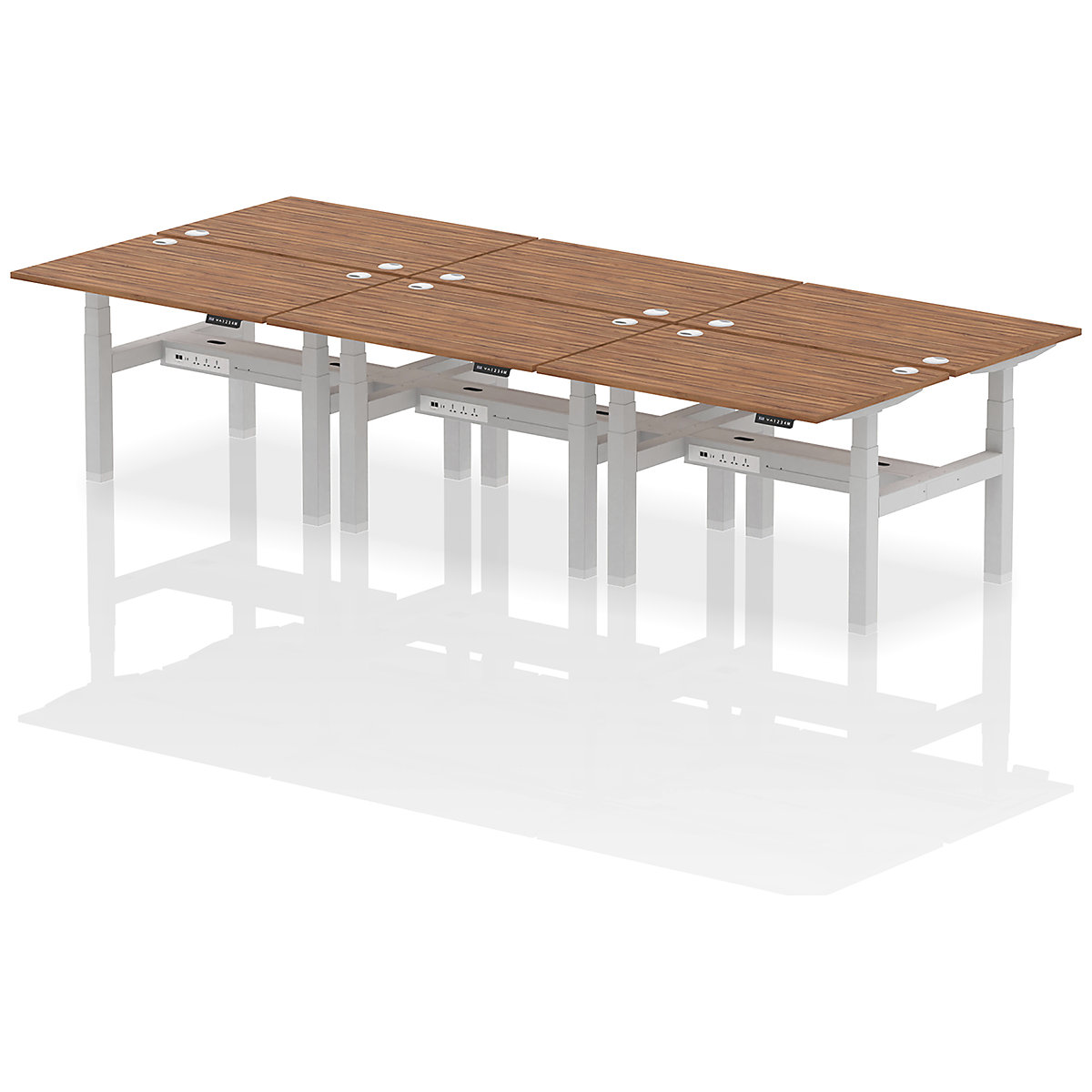 Air Back to Back Standing Desks With USB Ports