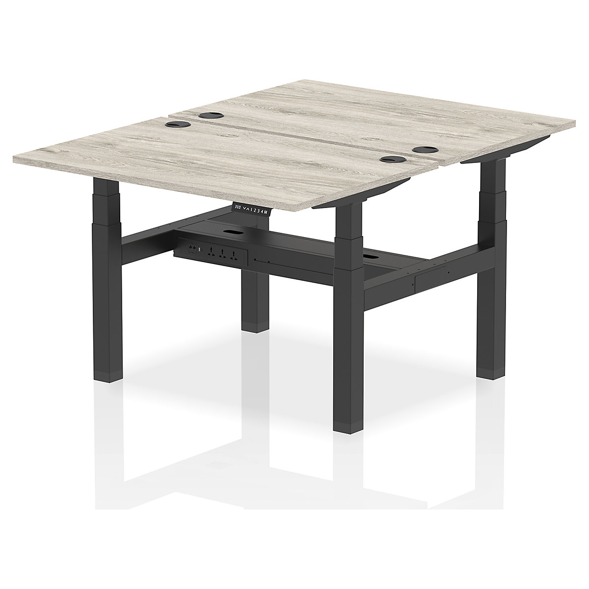Air Back to Back Standing Desks With USB Ports