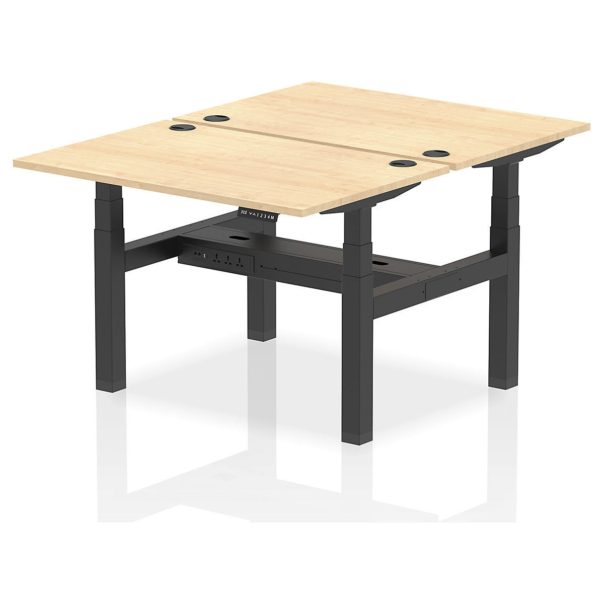 Air Back to Back Standing Desks With USB Ports