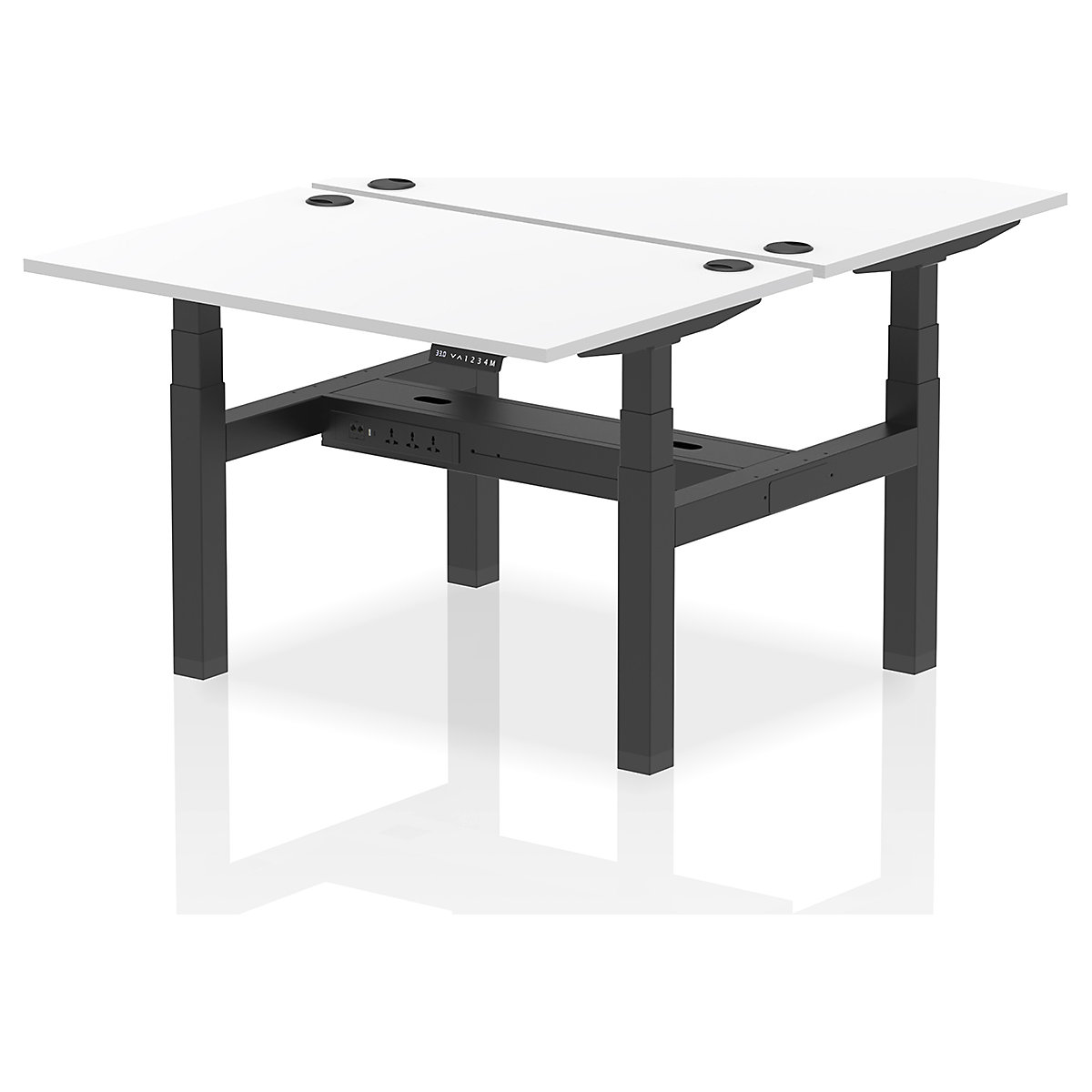 Air Back to Back Standing Desks With USB Ports