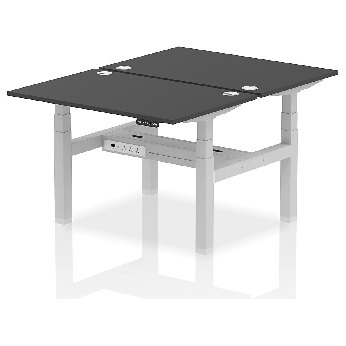 Air Back to Back Standing Desks With USB Ports