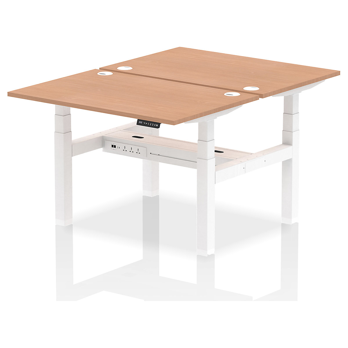 Air Back to Back Standing Desks With USB Ports