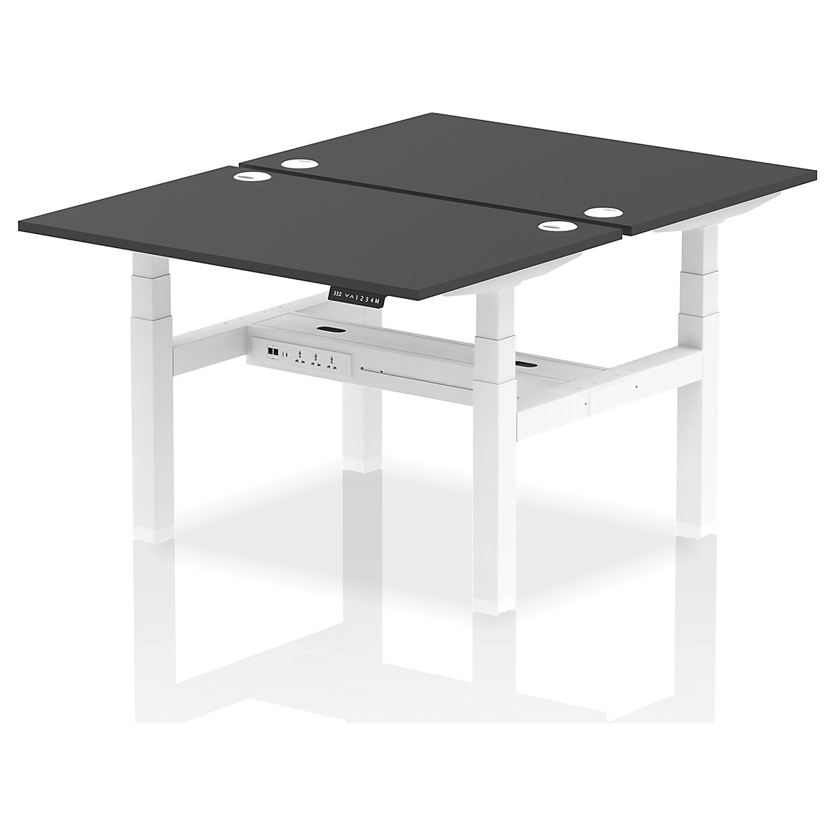 Air Back to Back Standing Desks With USB Ports