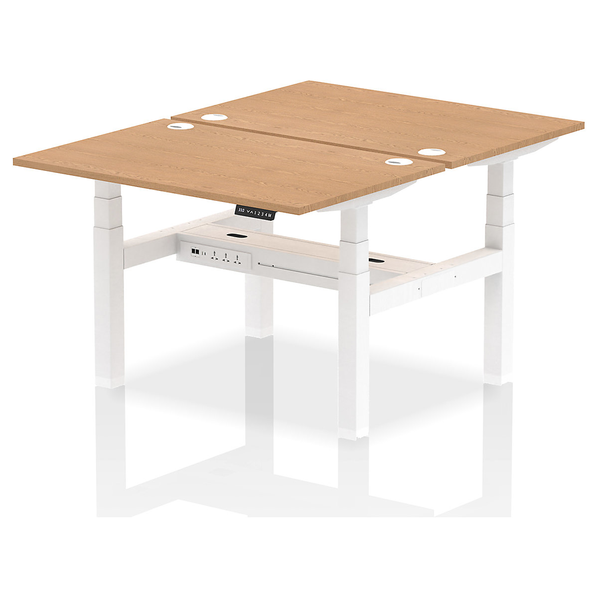 Air Back to Back Standing Desks With USB Ports