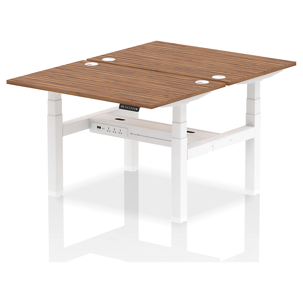 Air Back to Back Standing Desks With USB Ports