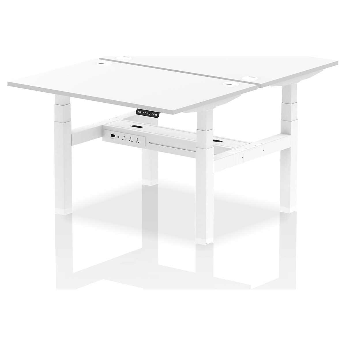 Air Back to Back Standing Desks With USB Ports