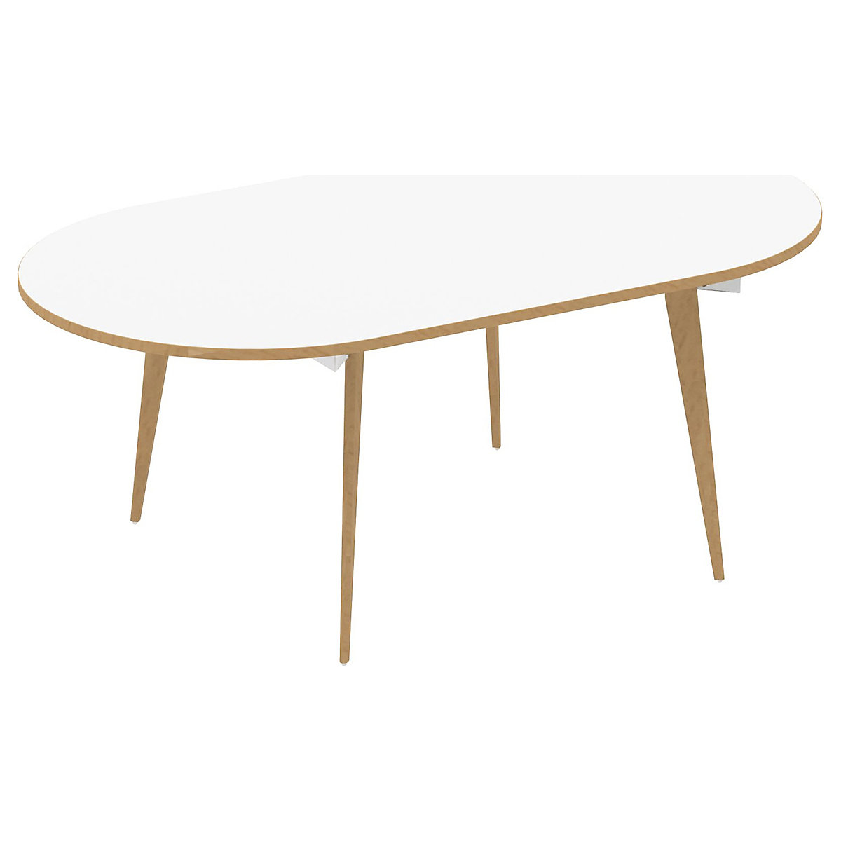 Bianco Oval Boardroom Table