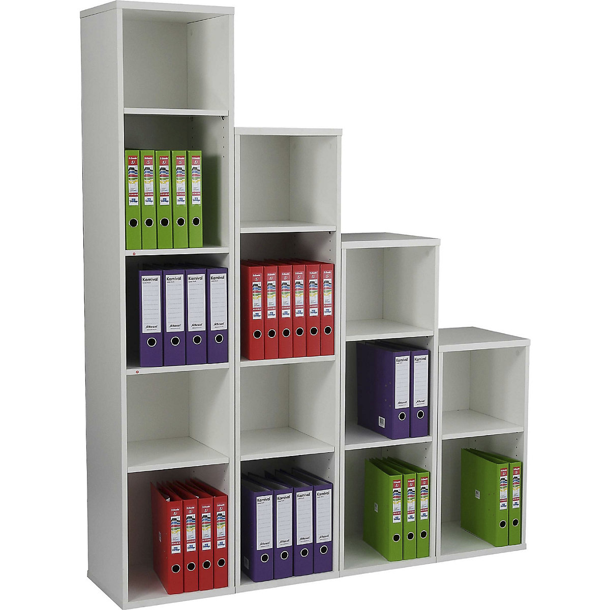 Karbon Narrow Bookcases (Product illustration 14)-13