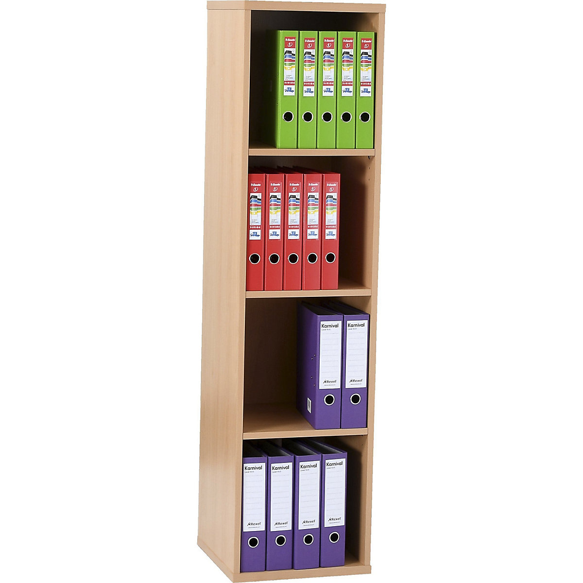 Karbon Narrow Bookcases (Product illustration 3)-2