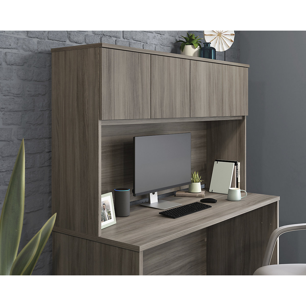 Associate Home Office Desk Hutch (Product illustration 2)-1