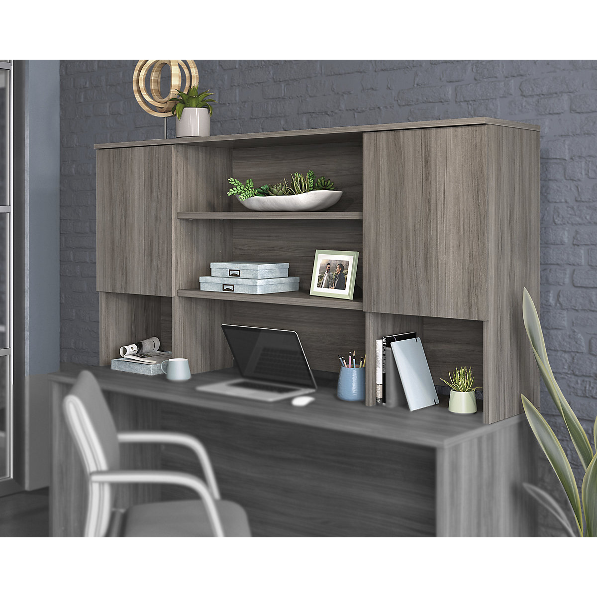 Associate Home Office Desk Hutch