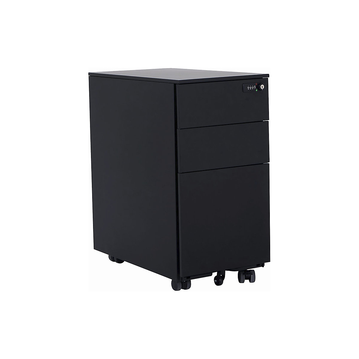 BiGDUG Essentials Slimline Metal Mobile Pedestal (Product illustration 2)-1