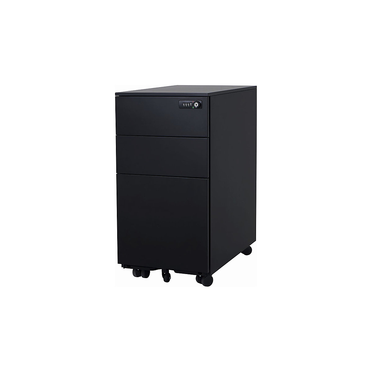 BiGDUG Essentials Slimline Metal Mobile Pedestal (Product illustration 3)-2