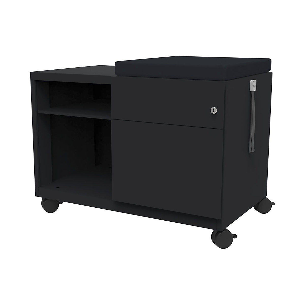Bisley Caddy Pedestals, Bisley Caddy Pedestals, Bisley Caddy Pedestals | Black | Right Hand-3