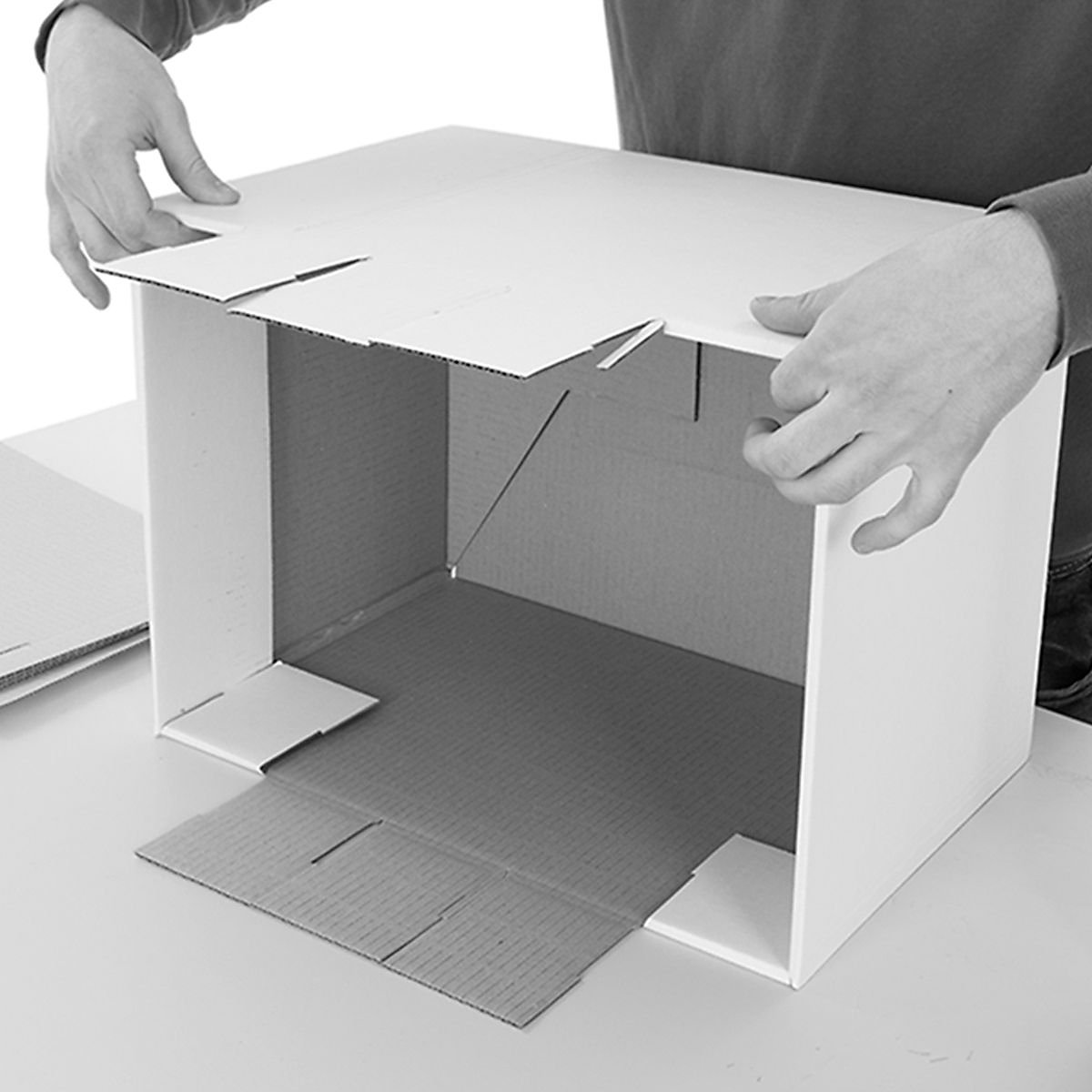 A4 Lever Arch File Holder Box (Product illustration 5)-4
